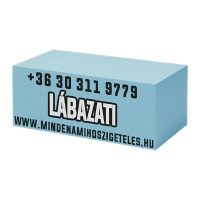 Formahabosított lábazati hőszigetelés